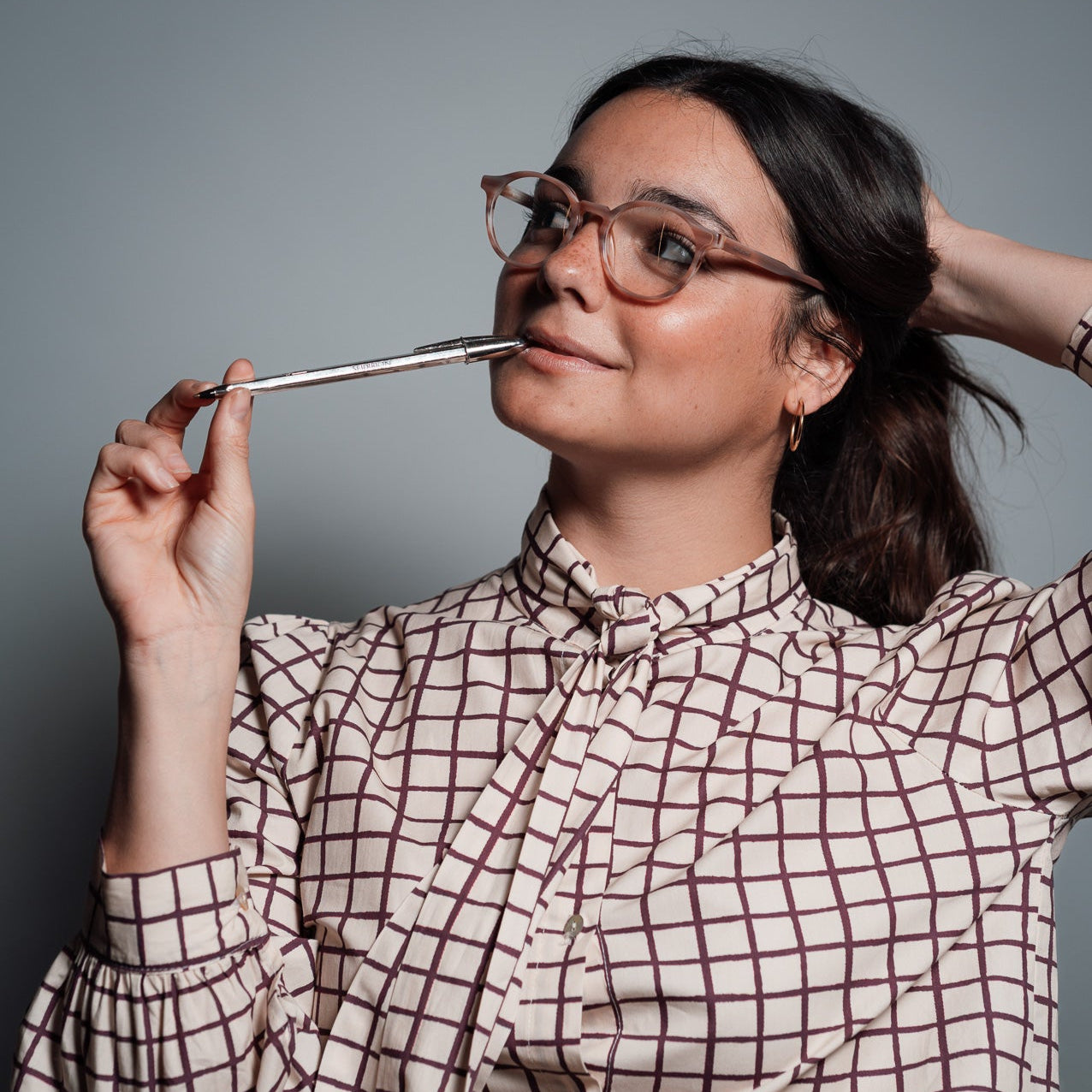 MR BOHO BUTTON LIGHT GRAIN